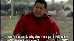 Hugo Chavez George W Bush You are a Donkey Mr Danger (english subtitles) - YouTube
