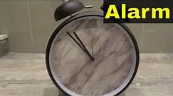 How To Set Alarm On Analog Clock Easily-Beginner Tutorial