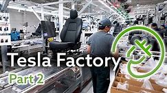 Tesla Fremont Factory Tour, Part 2 — The Seat Factory
