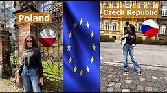 Explore two European countries. Polish city of Cieszyn and Czech city of Cieszyn.