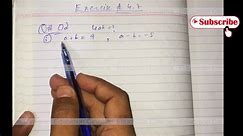 Q#2(i) of Ex#4.7 Algebraic Expression in Hindi_Urdu Sindh Board  Education Cinema