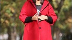 Moda Size Plus - czerwona kurtka Adelajda