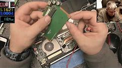 Replacing the charging port on a laptop