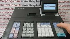 How To Program A Clerk Name On The Sharp XE-A207 Cash Register