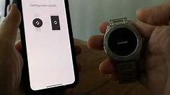 How to connect a Wear OS smart watch with iPhone blogger demonstration