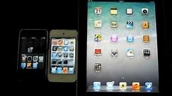 iPad3G vs iPod touch 2G,4G