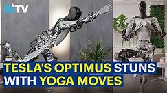 Tesla CEO, Elon Musk Shares Video Of Humanoid Robot Doing Yoga And More