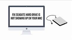 How to Fix Seagate External Hard Drive Not Showing Up On Mac | Cookie Tech TV