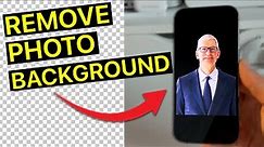 How to Remove ANY Background & Share on iPhone