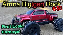 Arrma 1/7 Big Rock Crew Cab 6S - First Look and Drive