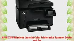 HP M177FW Wireless Laserjet Color Printer with Scanner Copier and Fax