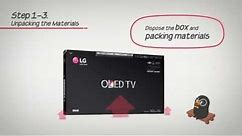 [2015 LG TV Manual] LG TV Unboxing - OLED TV
