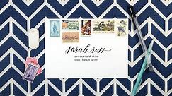 How to Address an Envelope (Simple, Chic, and Perfect for Lettering Beginners!)