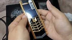 Vertu Signature Gold Limited Edition Luxury Mobile Phone
