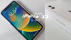🎀🌷˚ʚ unboxing iphone 11 in 2023 (+set up🌠) // indonesia
