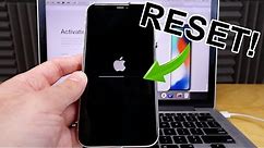 iPhone X,Xs,11 - How to Hard Reset, Factory Reset (Forgot Password)