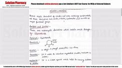 Class (50) Miscellaneous Derivatives Under CNS Acting Drug | Amides -Imides | Aldehyde & Derivative