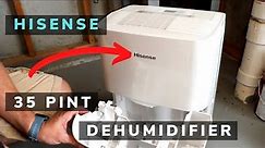 How to Setup Hisense 35-Pint Dehumidifier