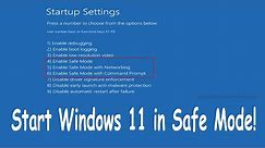 How to Boot into Safe Mode on Windows 11