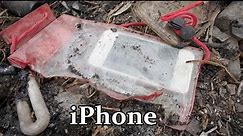 Find iPhone in the waterproof case | Restoration iPhone from trash | restore iPhone 4s