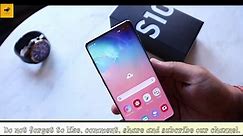 Samsung S10+ Unboxing and Overview - video Dailymotion