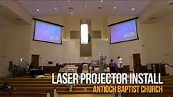 LASER PROJECTOR INSTALL | Antioch Baptist Church