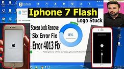 How to Flash Iphone 7 With 3utool | Fix Iphone 7 Logo Stuck