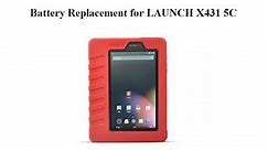 LAUNCH X431 5C BATTERY REPLACEMENT