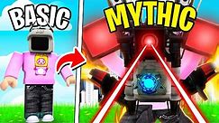 BASIC ➜ MYTHIC CHALLENGE In ROBLOX SKIBIDI TOILET TOWER DEFENSE!? (IMPOSSIBLE DIFFICULTY)