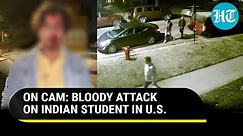 Fifth Attack On Indian In U.S. Caught On Cam; Bleeding Student Pleads, 'Please Help' | Watch