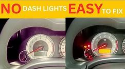 Dash Board Lights Off Toyota Corolla Easy to Fix