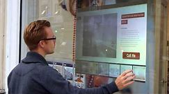 Interactive Window Display System with Touch Screen