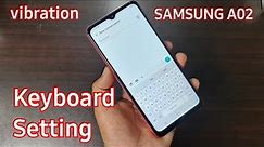 Samsung A02 Keyboard Settings | All