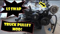 LS Swap Truck Pulley Accessory Mod (LS1 or LS6 Intake)
