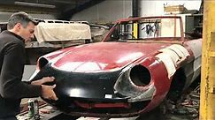 Part 9 Alfa Romeo Spider Restoration 1972 front panel replacement