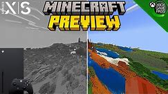 Minecraft Preview - Xbox Series X Gameplay | New Graphics Setting [1440P 120FPS]