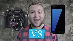 Samsung S7 Edge vs Canon 600D