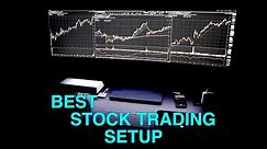 BEST STOCK TRADING SETUP * LG 49 ULTRAWIDE!