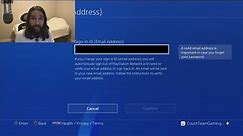 How To Change Email on PS4