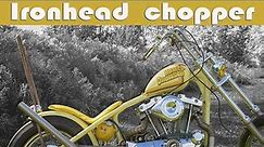Vintage Harley Davidson Ironhead Chopper - Is It a Cool Banana?
