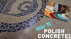 Polishing a Concrete Countertop