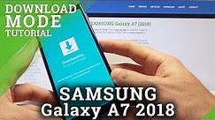 How to Boot into Download Mode in SAMSUNG Galaxy A7 (2018) - Enter / Exit Download Mode