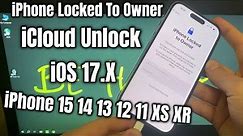 How to Bypass Activation Lock on iPhone Locked to Owner Unlock iPhone 15 14 13 12 11 XR XS