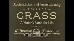 1925 ETHNOGRAPHIC DOCUMENTARY FILM " GRASS " MIGRATION OF BAKHTIARI TRIBE OF PERSIA / IRAN XD13934