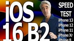 iOS 16 Beta 2 vs iOS 15.5 速度对比测试（8-13）