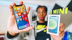 iPhone 12 Mini Unboxing & Size Comparison To iPhone 12 Pro Max!
