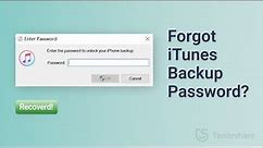 How To Recover iTunes Backup Password If You Forgot 2022