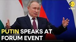 Putin Speech LIVE: Russia's Putin speaks at forum event in Sochi, Russia | Russia LIVE | WION LIVE