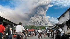The Largest Volcano EXPLODED! Volcano Marapi Eruption in Sumatra, Indonesia