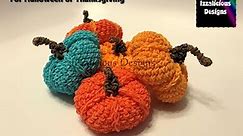 Rainbow Loom Loomigurumi Pumpkin / Gourd for Thanksgiving or Halloween made with rubber loom bands